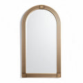 Miroir en métal doré arqué pour décoration intérieure 80 x 40 x 120cm