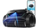 WYBOT C2 Vision AI caméra Robot Piscine sans Fil avec Batterie, Robot de Piscine Sol et Mur, Filtration à Deux Couches, Aspiration puissante, pour piscines enterrées jusqu'à 180㎡(Noir-vert)