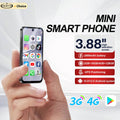2025 nouveau mini Smartphone Android 3.88 écran HD, 4G LTE/3G WCDMA, 4GB + 128GB/2GB + 16GB,(Noir)