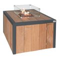 Easyfires Box Vuurtafel Vierkant(Propaangas/RAL 7021 (antraciet))
