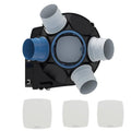 sauter Kit VMC simple flux autoréglable à détection d'humidité Agalina(Noir/Gris/Bleu)