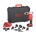 Emporte-pièce hydraulique MILWAUKEE 18V Li-Ion (1x 2Ah) FORCE LOGIC 60kN + mallette M18 HKP-201CA - Reconditionné(Très bon état)
