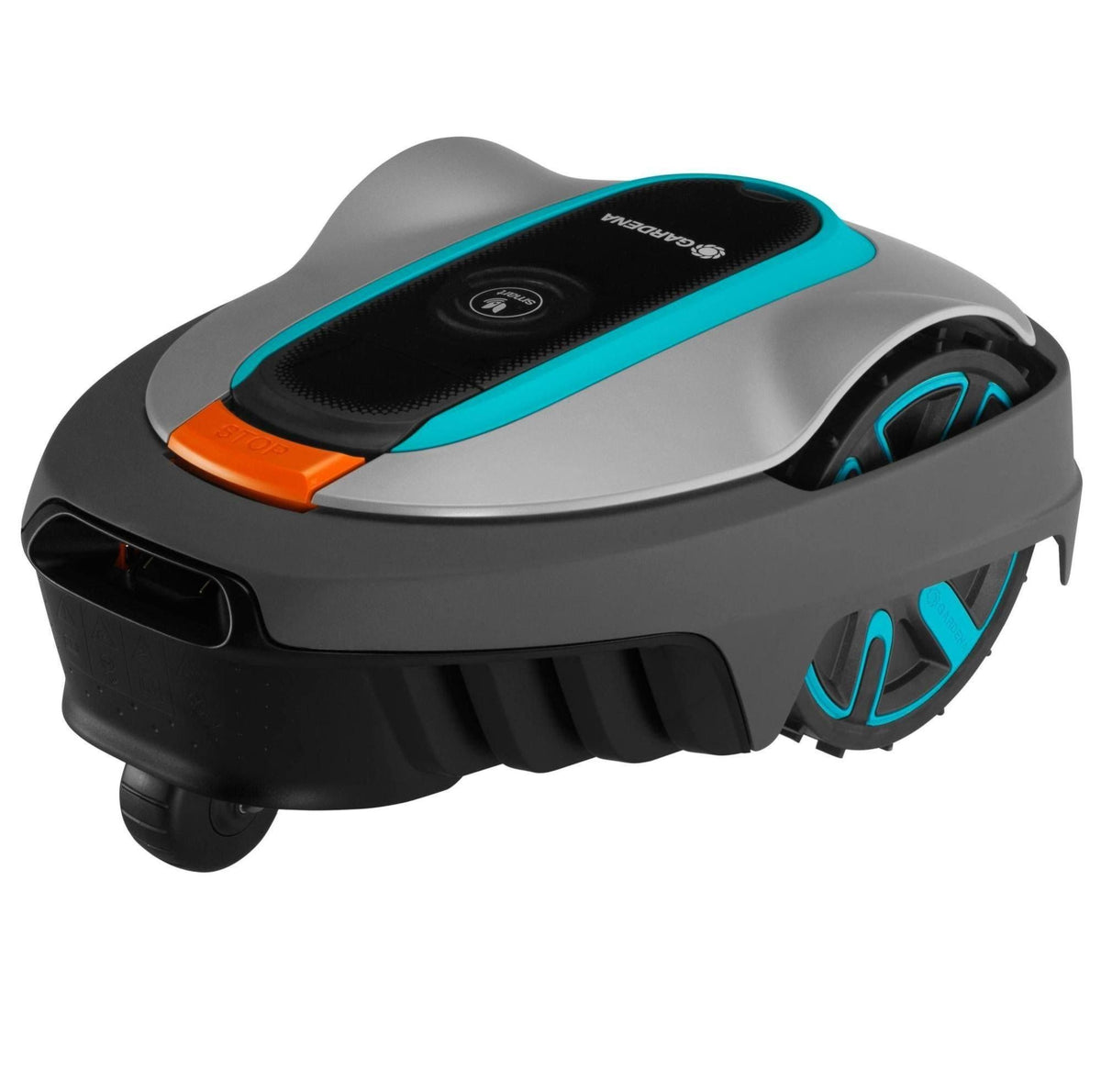 Tondeuse robot Gardena smart Sileno city 500(Noir/Gris/Orange/Bleu)