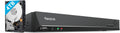 Reolink 4K PoE NVR 16 Canaux Caméra de Sécurité à Domicile Enregistrement de Vidéo avec Disque Dur de 4To Supportez 16MP/12MP/8MP/5MP/4MP 24h x7j Enregistrement de Surveillance RLN16-410(Noir)
