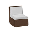 Module Big-Cut, structure en polyéthylène avec coussin extérieur(Normale/Taupe Et Blanc)