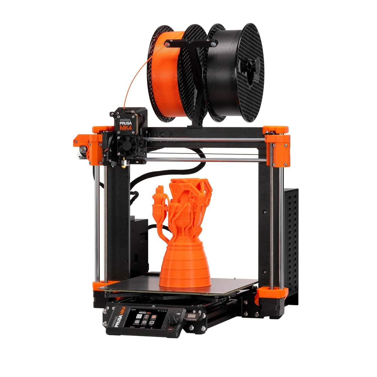 Prusa Imprimante 3D MK4, imprimante 3D FDM prête à l'emploi, assemblée et testée, Feuilles d'impression Amovibles, Bobine de PLA Prusament de 1 kg Incluse, Taille d'impression 9,84 x 8,3 x 8,6(Noir)