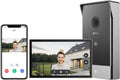 EZVIZ CP7 2K Visiophone Connecté Interphone Vidéo, 7 Pouces Moniteur Tactile, Unlock à Distance, 2 Fils, Detection Humaine, Option RFID, Audio Bidirectionnel, Vision Nocturne, étanche, WiFi bi-Bande(Noir)