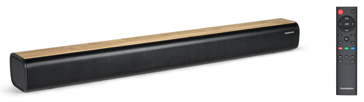 Barre de son Bluetooth Thomson SB402BT(Noir/Bois)